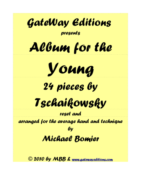 Album for the Young - 24 Pieces Tschaikowsky image number null