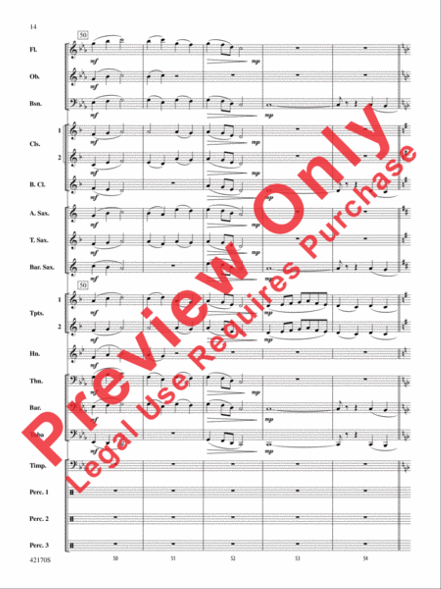Bushido Bushido Concert Band scores gallery preview page 14