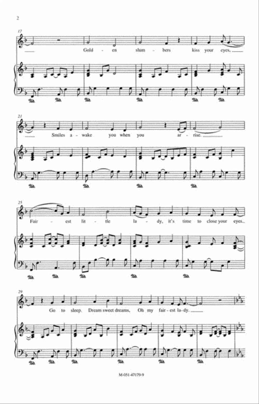 Fairest Lady Unison Choir scores gallery preview page 3