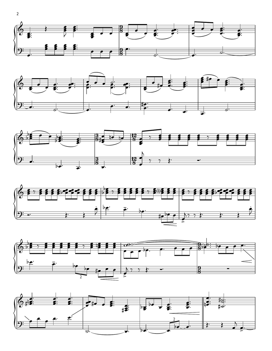 Flight To Neverland Piano Solo scores gallery preview page 2