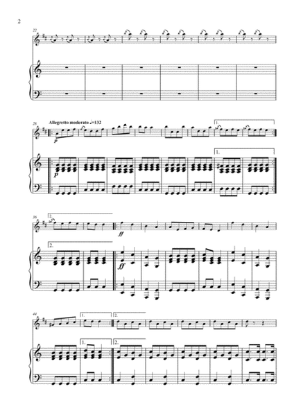Can-Can arranged for Clarinet and Piano image number null