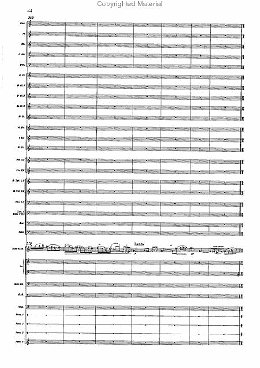 Concertango Concert Band scores gallery preview page 45