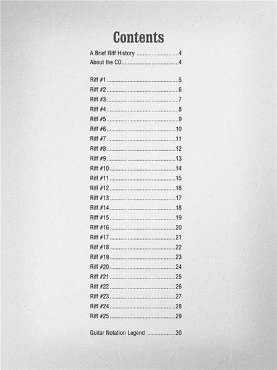 12-Bar Blues Riffs 12-Bar Blues Riffs Electric Guitar scores gallery preview page 2