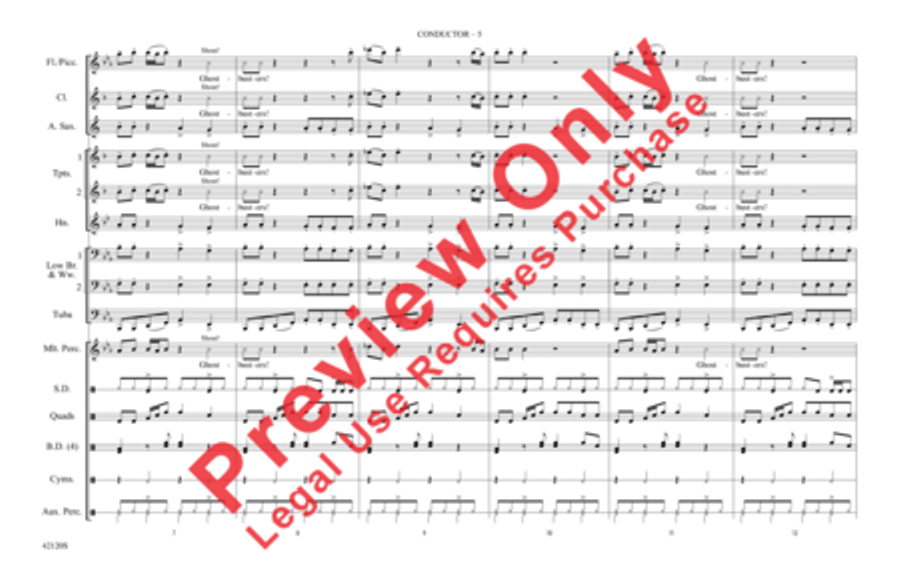 Shorties #20 Marching Band scores gallery preview page 6