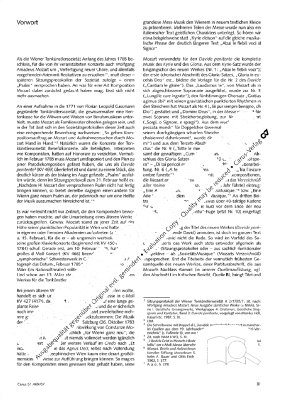 Davide penitente 4-Part scores gallery preview page 4