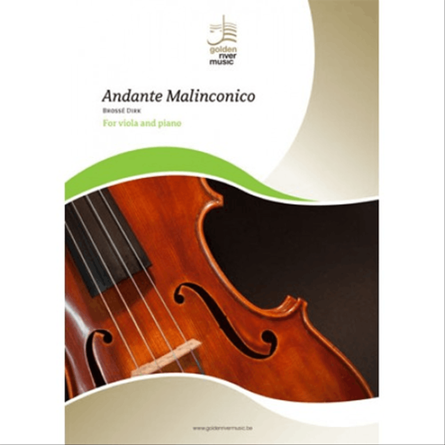 Andante malinconico for viola Piano Accompaniment scores gallery preview page 1