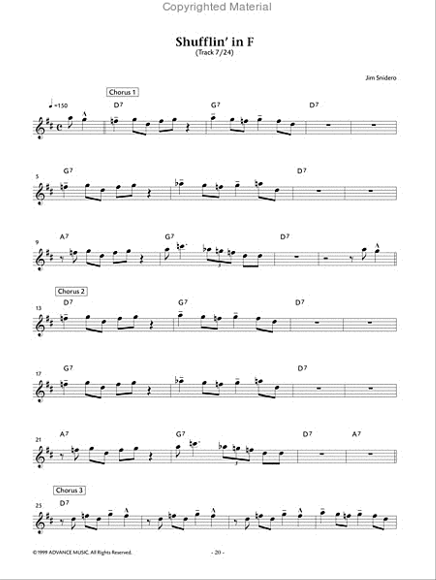 Easy Jazz Conception Alto Saxophone Alto Saxophone scores gallery preview page 8
