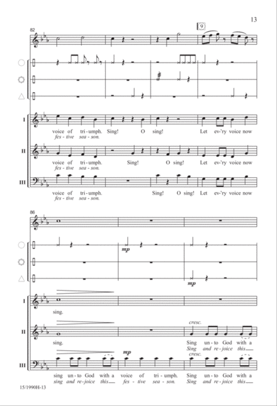 Sing! O Sing!