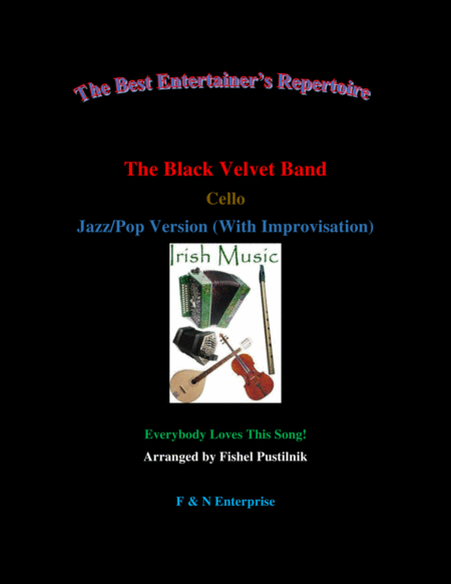 "The Black Velvet Band"-for Cello (with Background Track)-Jazz/Pop Version image number null