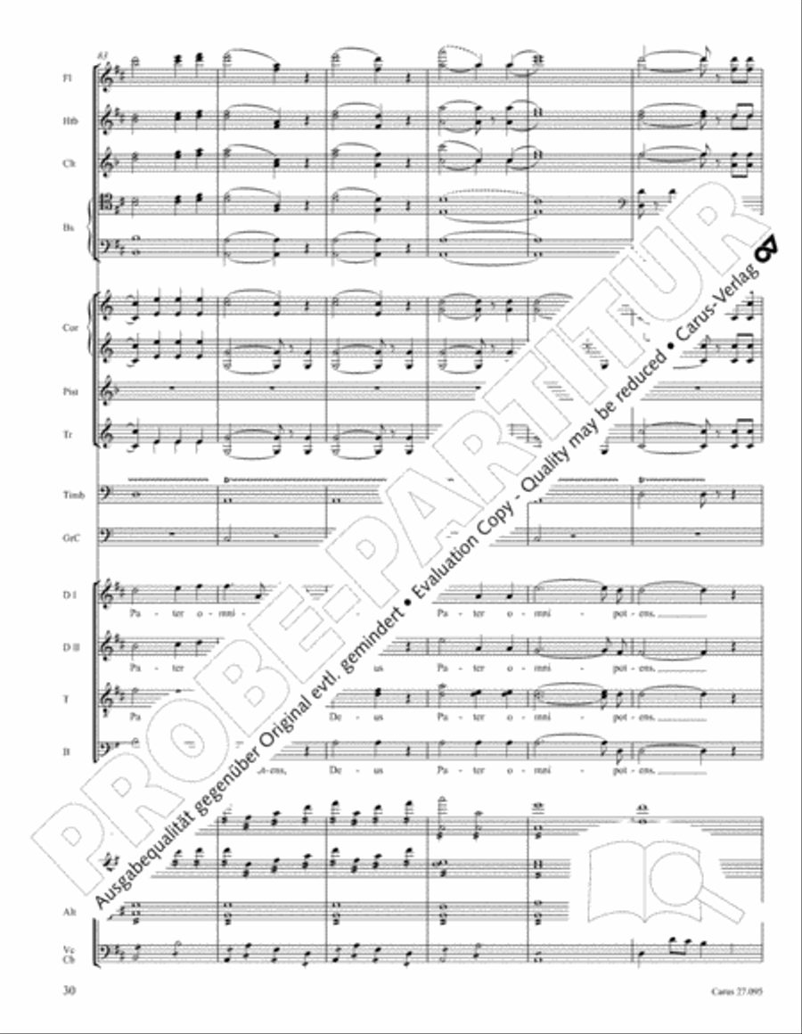 Messe solennelle de sainte Cecile STB scores gallery preview page 43
