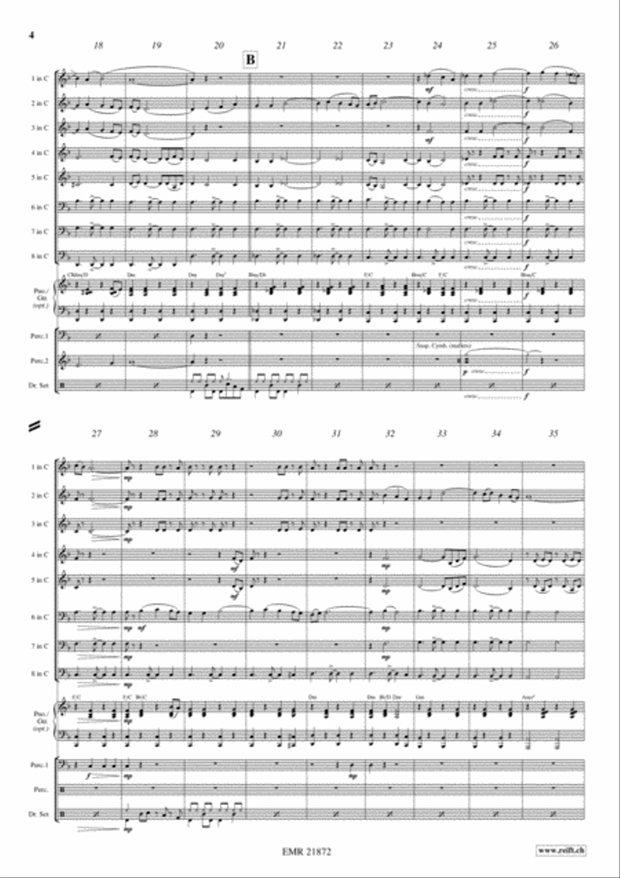 Polovetzian Dance Concert Band scores gallery preview page 4