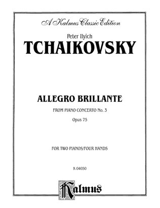 Book cover for Tchaikovsky: Allegro Brillante (1st movement of Piano Concerto No. 3, Op. 75)