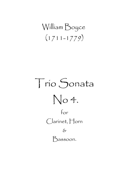 Trio Sonata No.4 image number null
