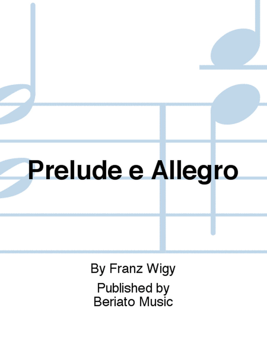 Prelude e Allegro