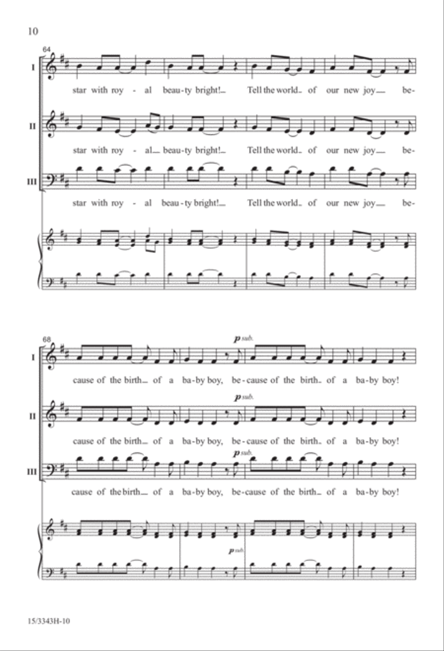 What Is That Star? What Is That Star? 3-Part scores gallery preview page 10