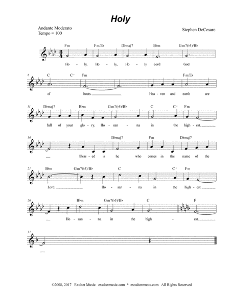 Mass For A Deceased Loved One (Lead Sheet Edition) image number null