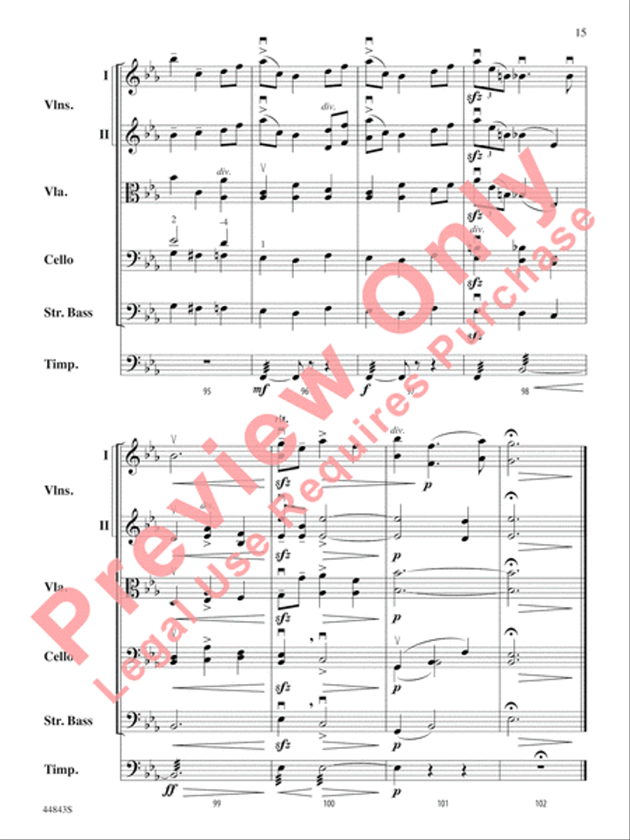 Enigma Variations String Orchestra scores gallery preview page 16