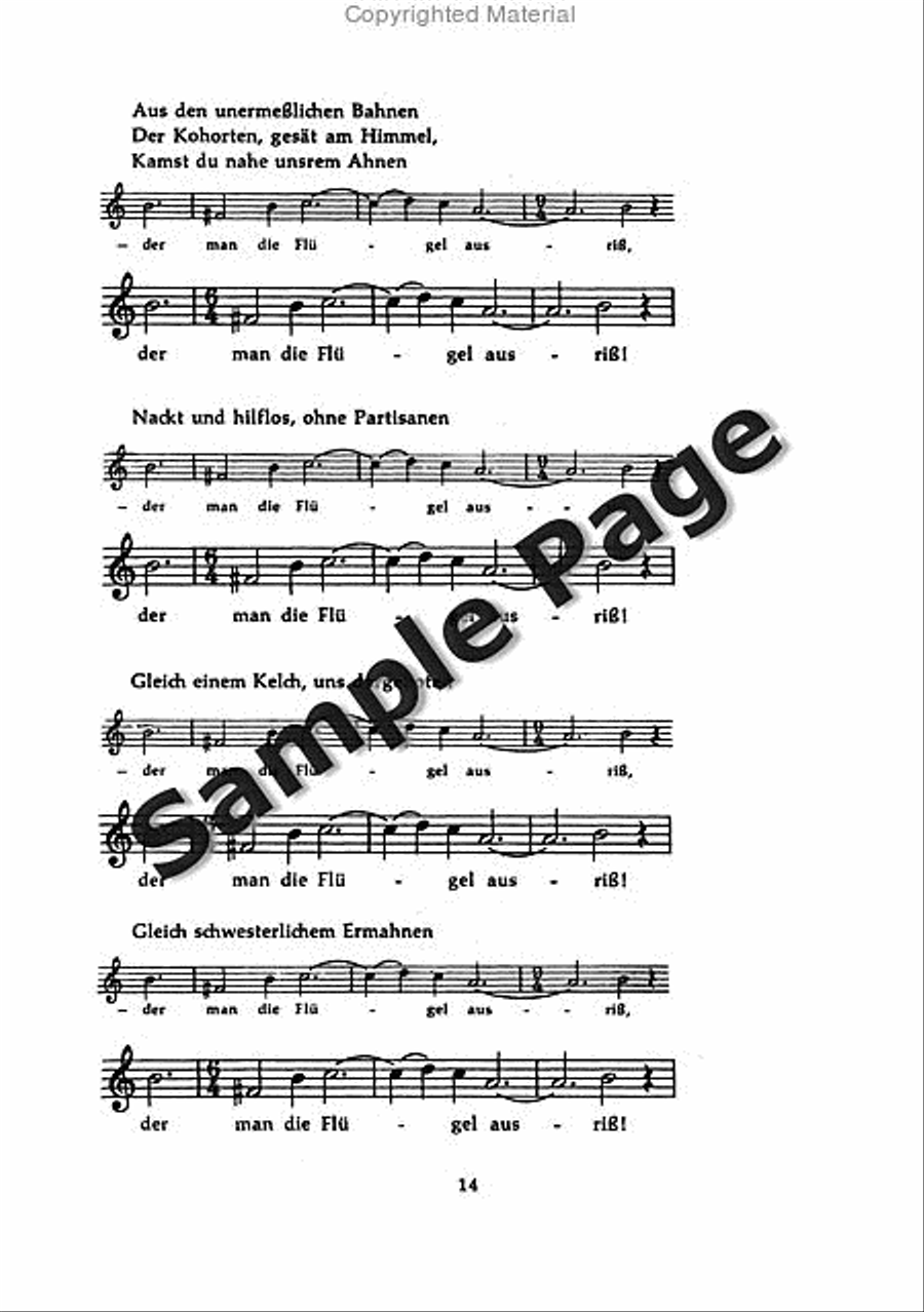 Triumphgesang Triumphgesang 4-Part scores gallery preview page 15