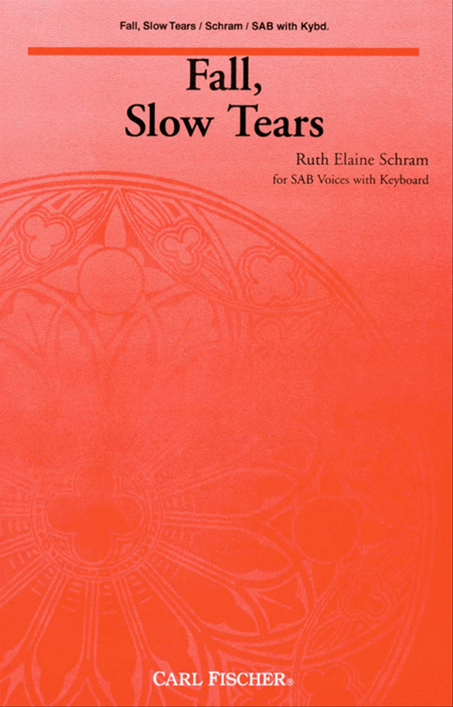 Fall, Slow Tears Fall, Slow Tears 3-Part scores gallery preview page 1