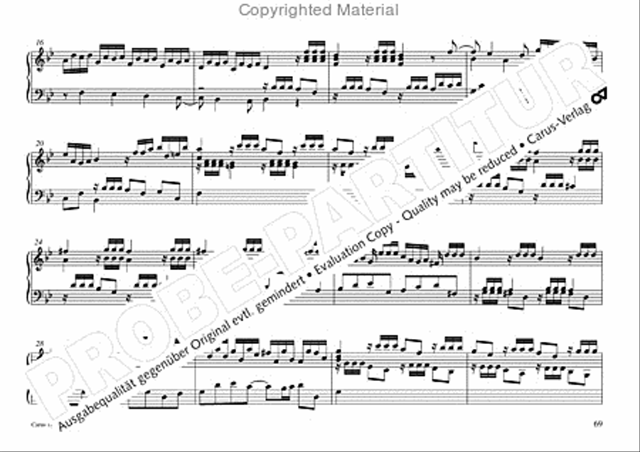 Freiburger Orgelbuch: Stammteil Organ Solo scores gallery preview page 70