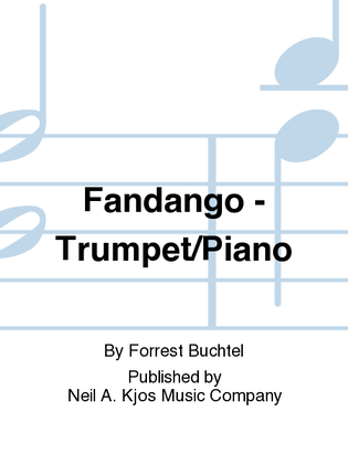 Book cover for Fandango - Trumpet/Piano