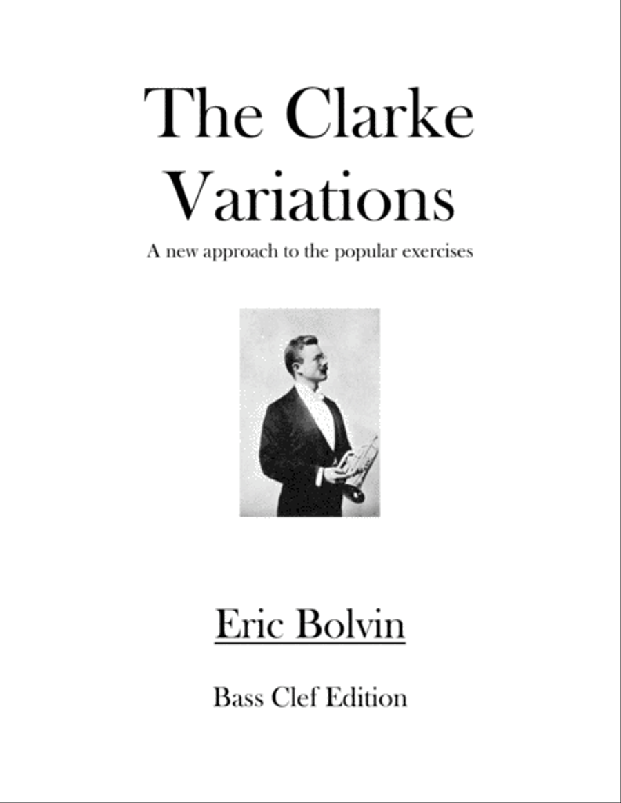 The Clarke Variations-bass clef edition Brass Ensemble scores gallery preview page 1