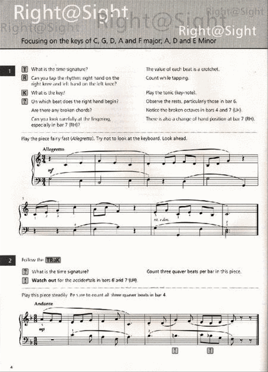 Right@Sight - Piano Grade 3 Piano Method scores gallery preview page 2