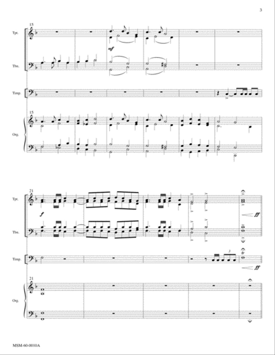Come, You Thankful People, Come (Full Score) Choir scores gallery preview page 4