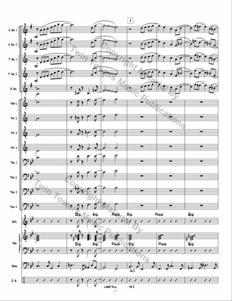 Ice is Nice Jazz Ensemble scores gallery preview page 4