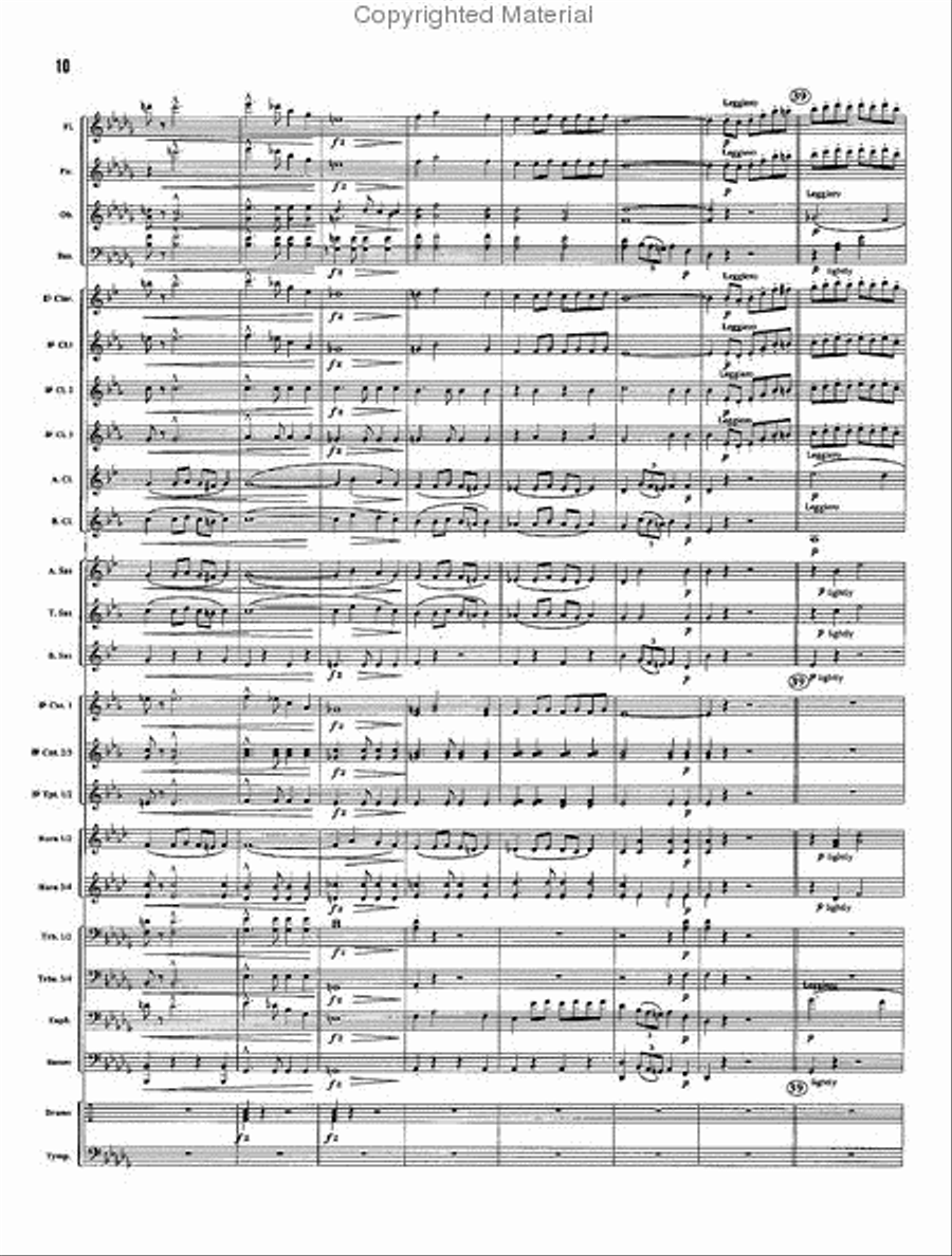 Willow Blossoms Concert Band scores gallery preview page 6