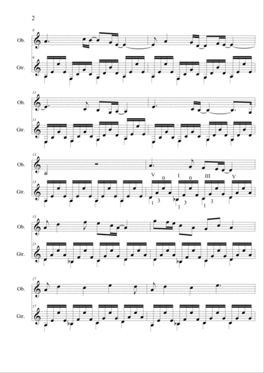 Het meer in de bergen Het meer in de bergen Guitar Solo scores gallery preview page 2