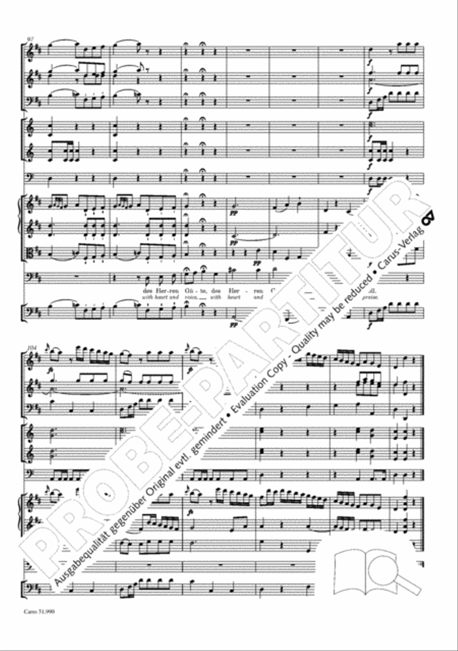 The Creation (Die Schopfung) 4-Part scores gallery preview page 205