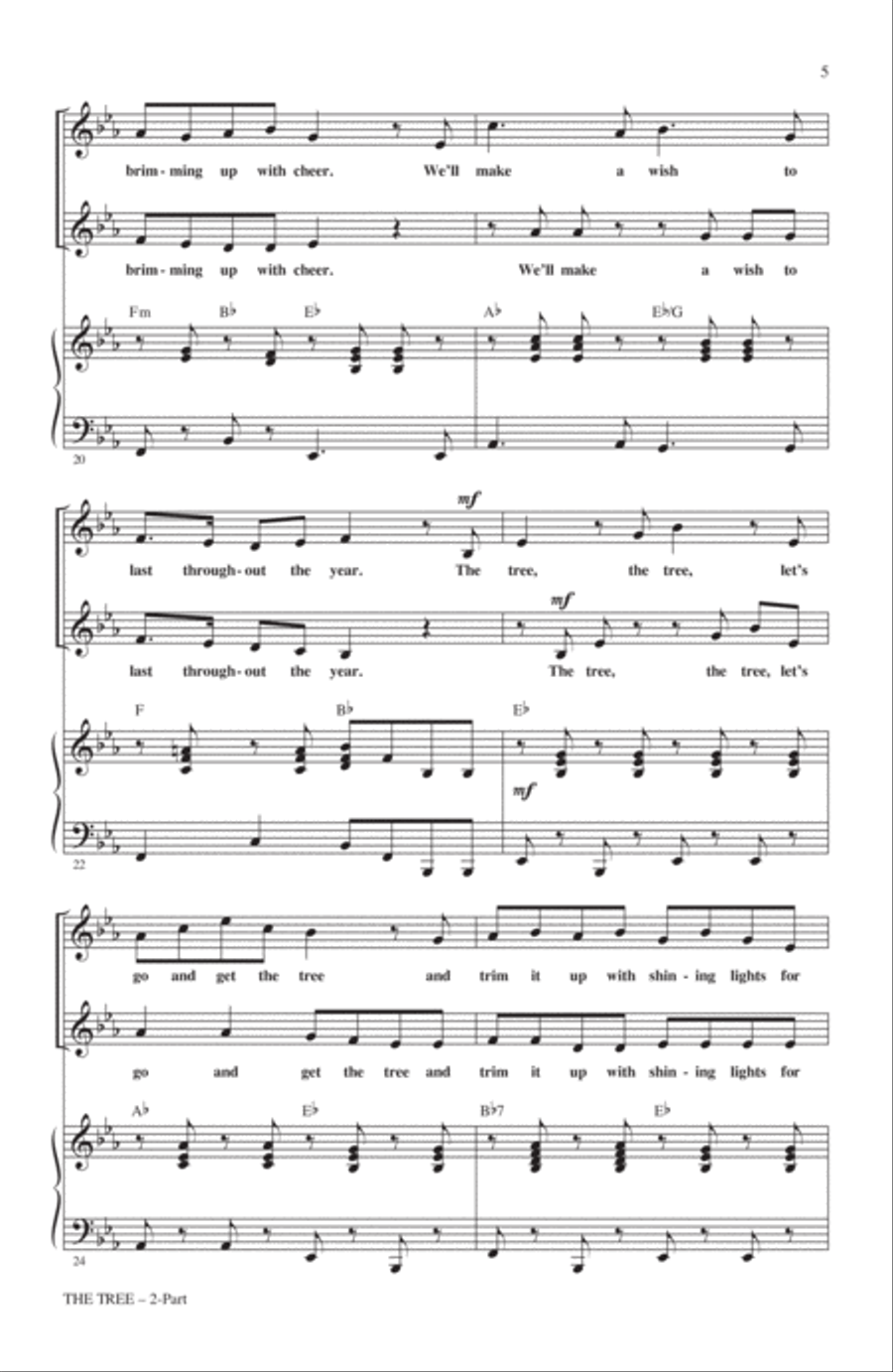 The Tree 2-Part scores gallery preview page 4