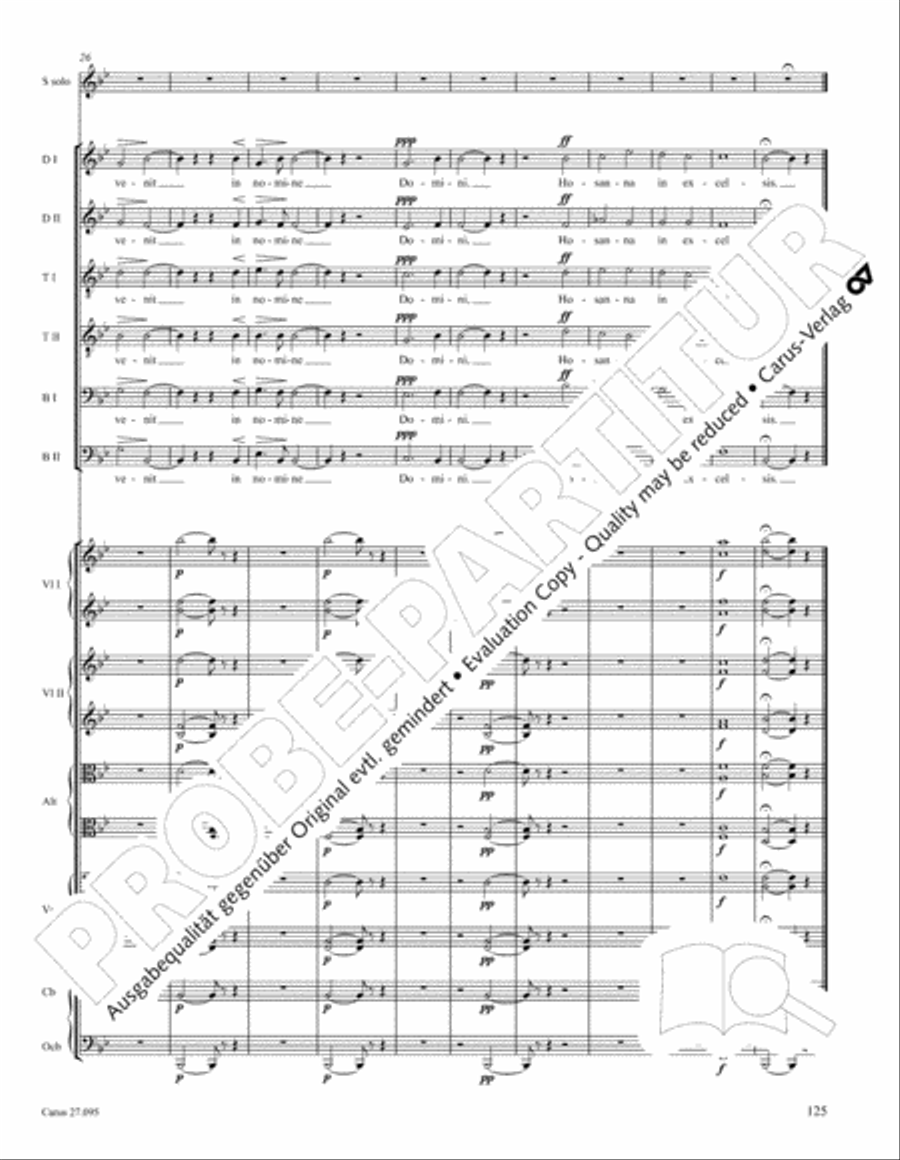 Messe solennelle de sainte Cecile STB scores gallery preview page 138