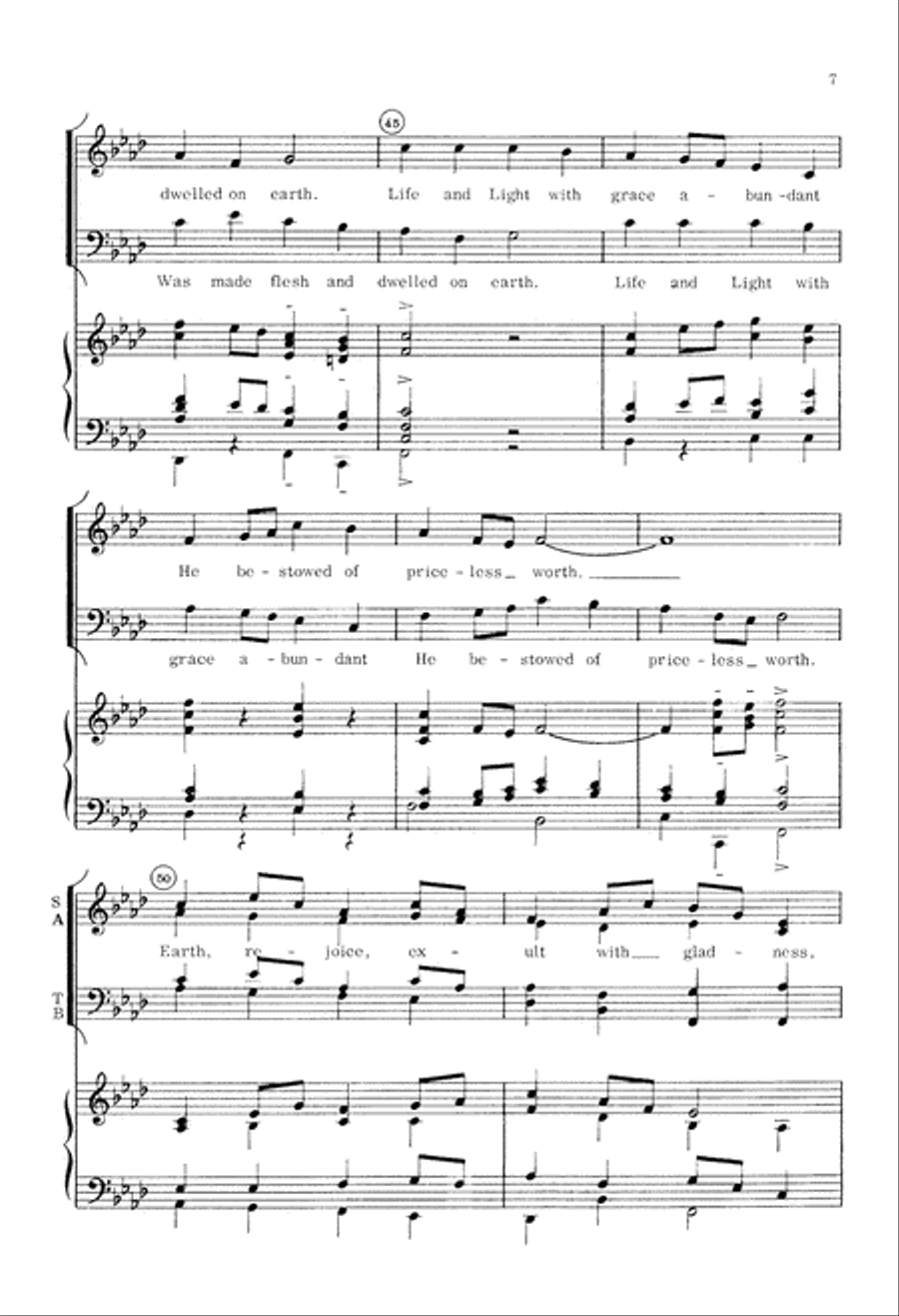 Advent Carol 4-Part scores gallery preview page 8