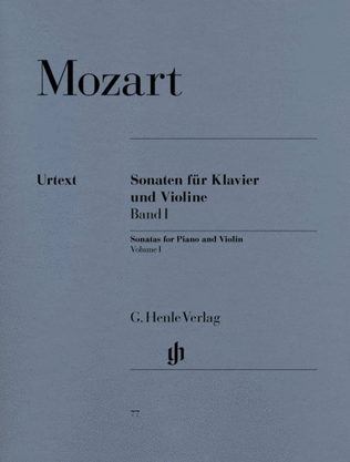 Book cover for Mozart - Violin Sonatas Vol 1 Nos 1-6 K301-K306