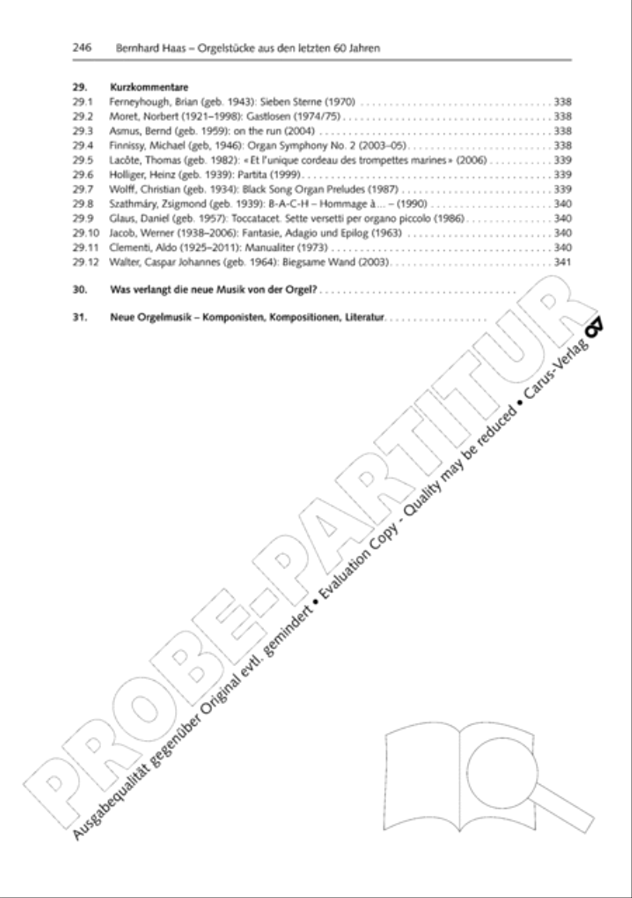 Orgelschule zur historischen Auffuhrungspraxis Organ Solo scores gallery preview page 247