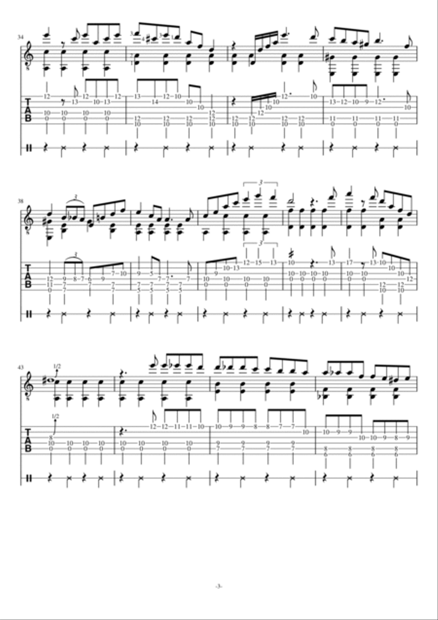 Minor Swing Minor Swing Acoustic Guitar scores gallery preview page 3