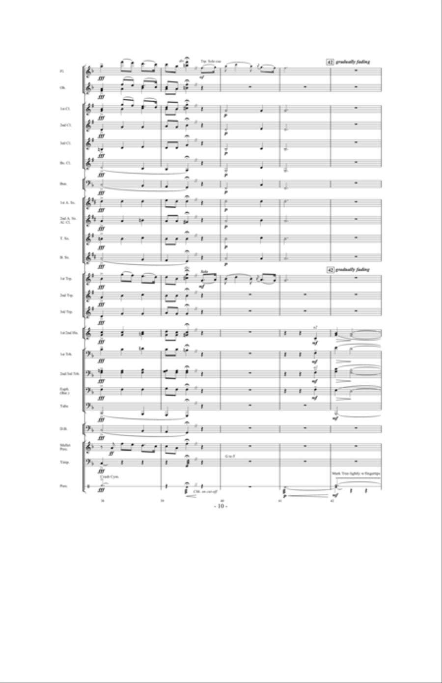 The Last Rose Of Summer The Last Rose Of Summer Concert Band scores gallery preview page 9