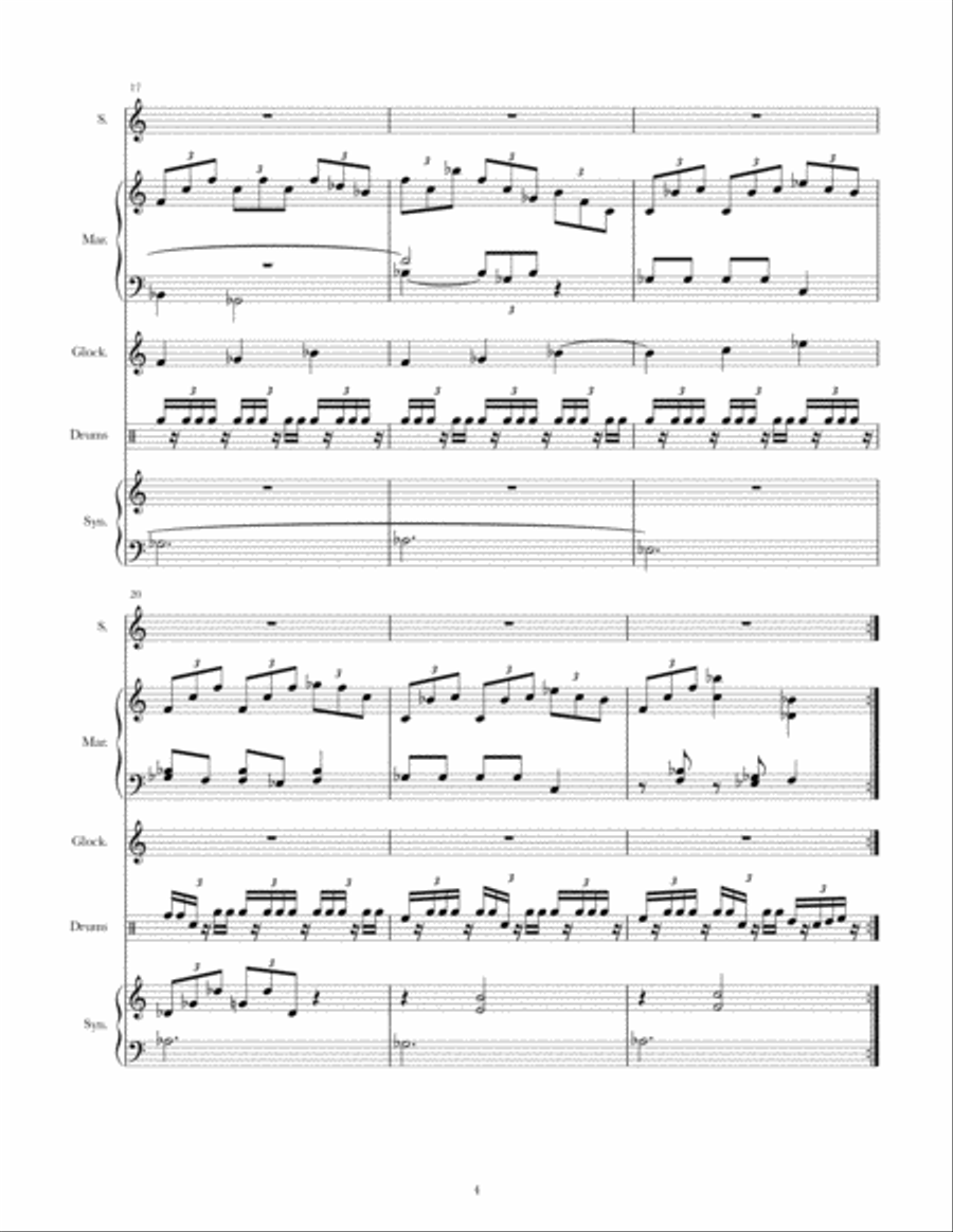 Secrets of the woods Secrets of the woods Small Ensemble scores gallery preview page 4