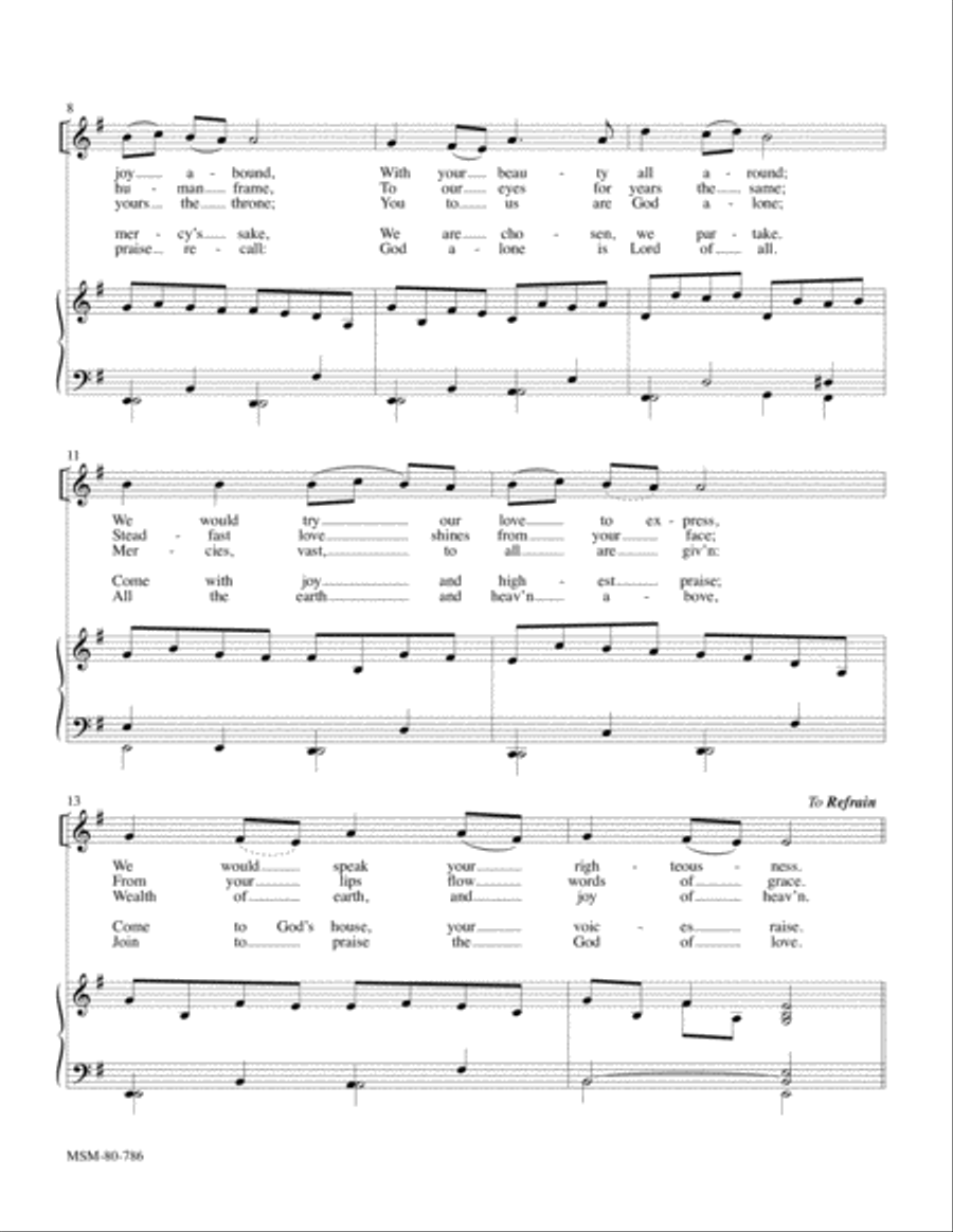Psalm 45 4-Part scores gallery preview page 2