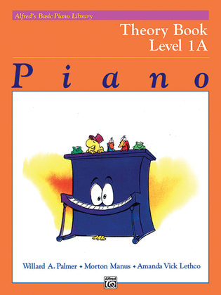 Book cover for Alfred's Basic Piano Course Theory, Level 1A