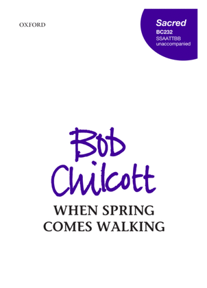 Book cover for When spring comes walking