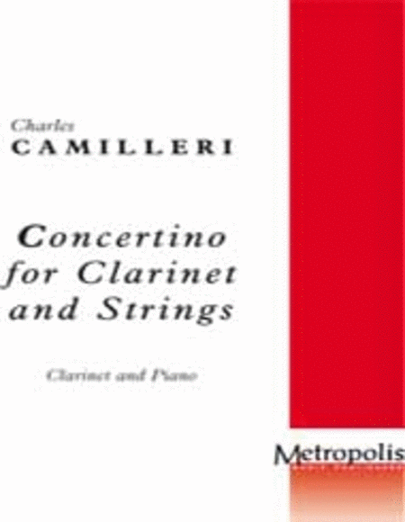 Concertino for Clarinet (piano red.)
