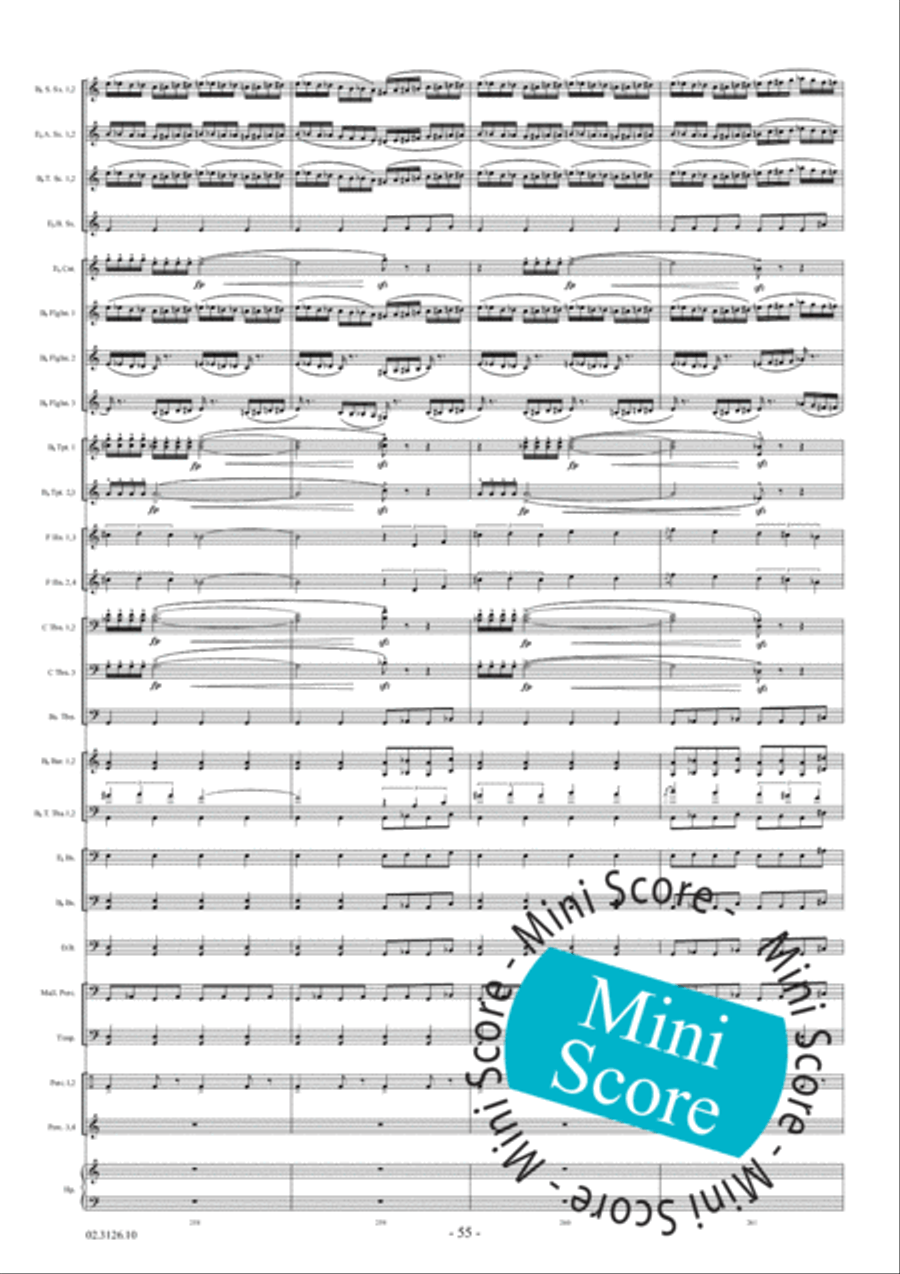 Migyur Fanfare Band scores gallery preview page 61