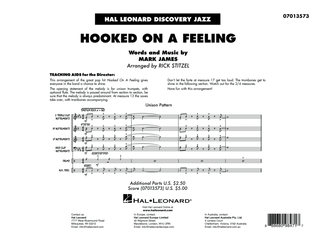 Hooked On A Feeling (arr. Rick Stitzel) - Conductor Score (Full Score)