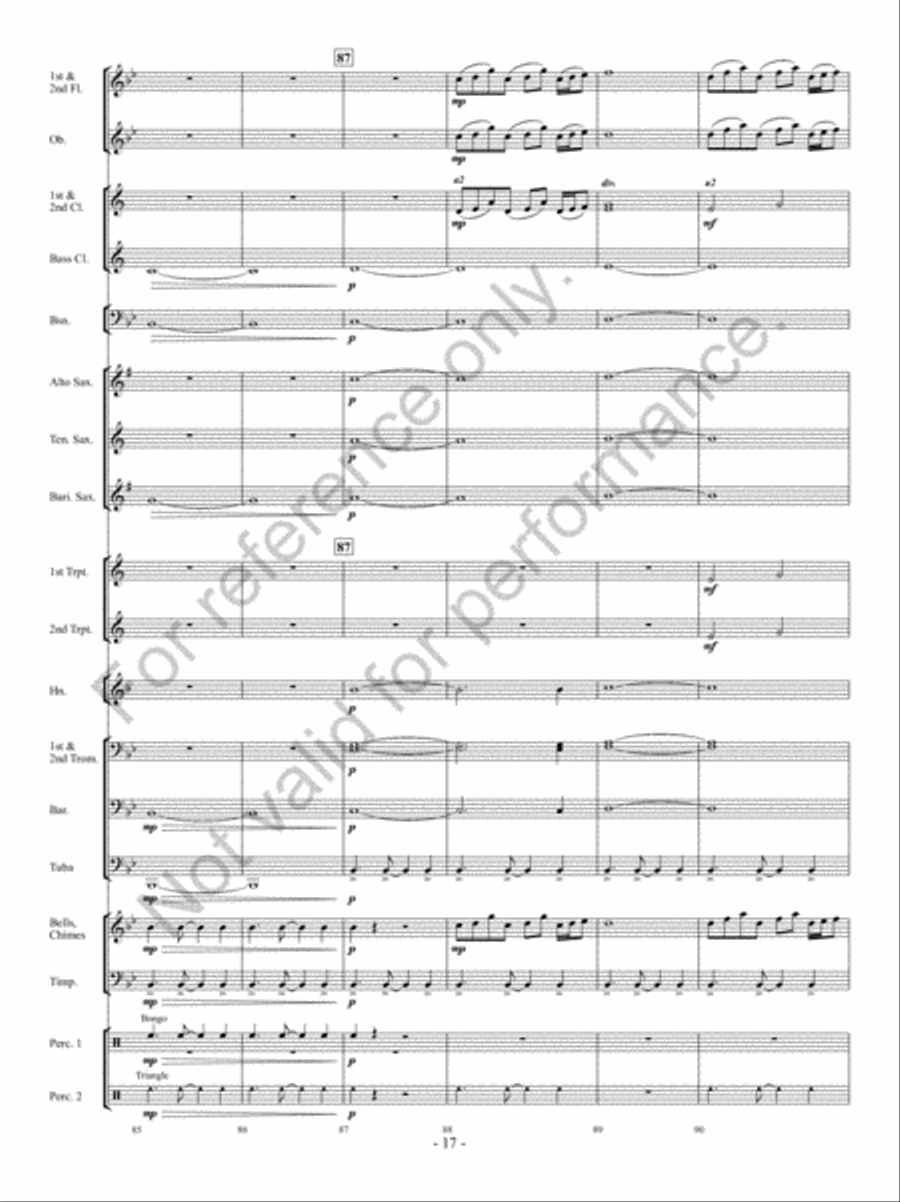 Hope Springs Eternal Concert Band scores gallery preview page 16