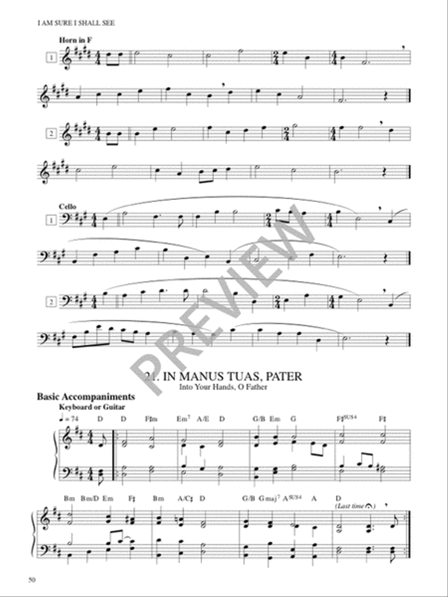Christe Lux mundi - Instrument edition Guitar scores gallery preview page 52