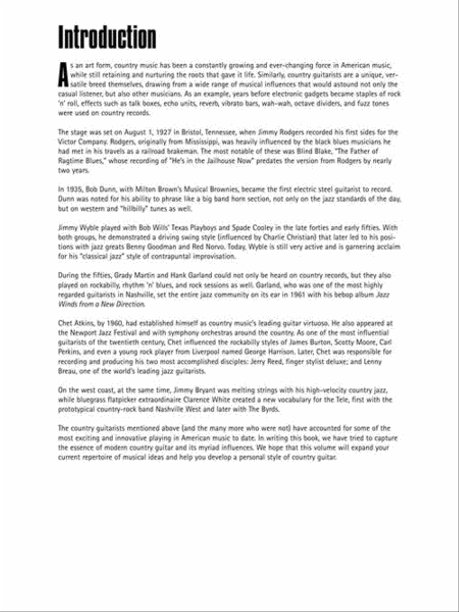 Country Licks for Guitar Country Licks for Guitar Electric Guitar scores gallery preview page 3