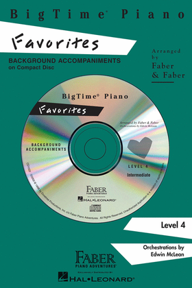 Book cover for BigTime Piano Favorites